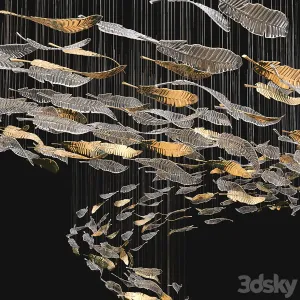 Airy chandelier