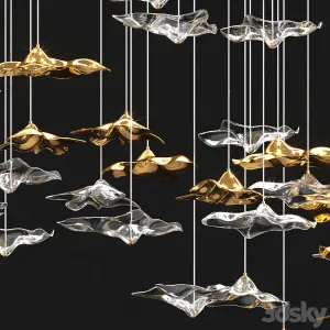 Sand Sea hanging chandelier