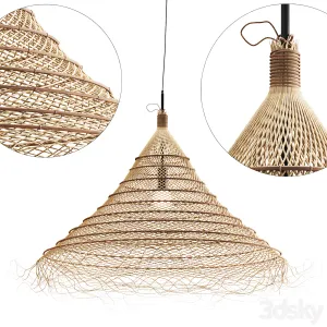 Rattan pendant lights