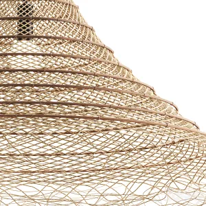 Rattan pendant lights
