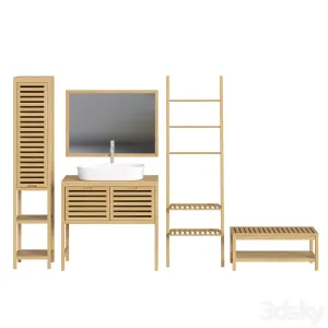 Haumea La redoute Bathroom furniture set