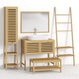 Haumea La redoute Bathroom furniture set