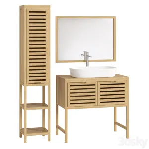 Haumea La redoute Bathroom furniture set