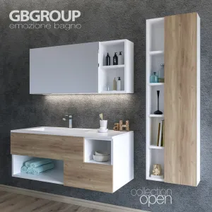 Set of bathroom furniture