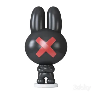 The rabbit sculpture