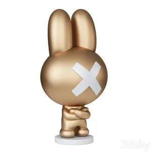 The rabbit sculpture