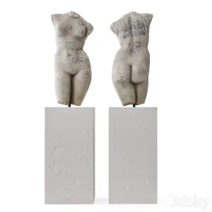 Venus tattoo torso sculpture