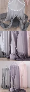 RH Cotton Voile Play Canopy