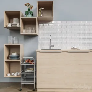 Kitchen IKEA method with facade ASKERSUND
