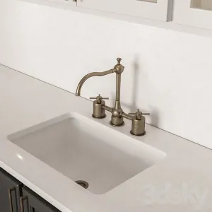 Kitchen Neo Classic Black White Set