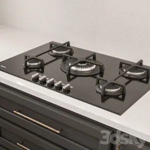 Kitchen Neo Classic Black White Set