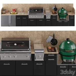 TREX outdoor kitchen
