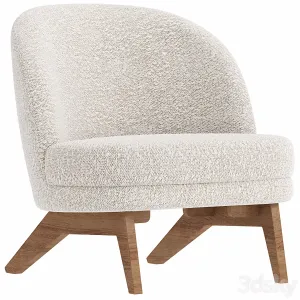 Armchair Pyle Cozy White