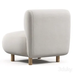 Chair Pipel Bucle White