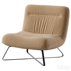 Linen armchair Helma