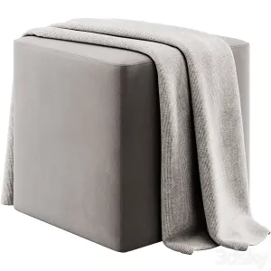 Square pouffe by Irocodesign