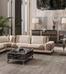 Lisbon UG Modern classic furniture corner sofa