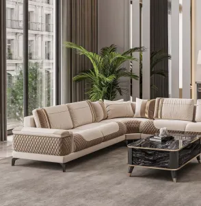 Lisbon UG Modern classic furniture corner sofa