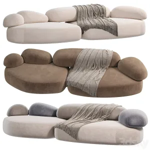 Moroso Pebble Rubble Sofa