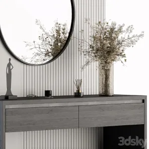 Hallway Black Gray Entrance