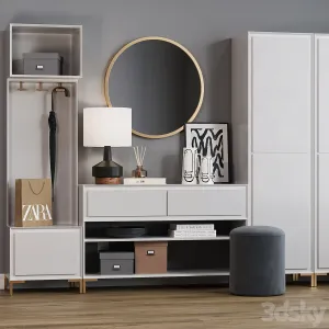 West Elm Hallway Composition