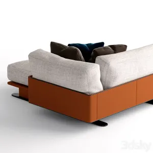Longhi Ritual chaise lounge sofa