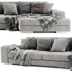 Verzelloni Holden Chaise Longue Sofa