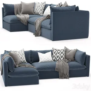 West elm Shelter Sectional sofa