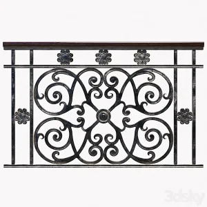 Forged components Forged fence