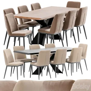 Joss dining chair Cherry Esf TA table