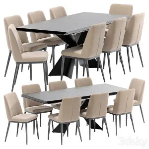 Joss dining chair Cherry Esf TA table