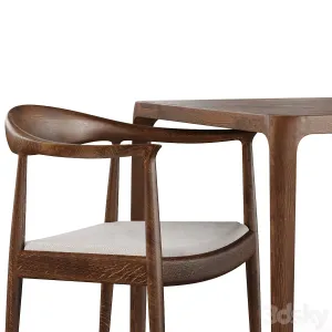 Kasauri table Shomba chair isan