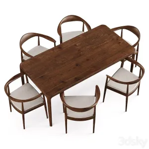 Kasauri table Shomba chair isan