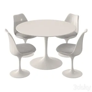Knoll Tulip Table Set