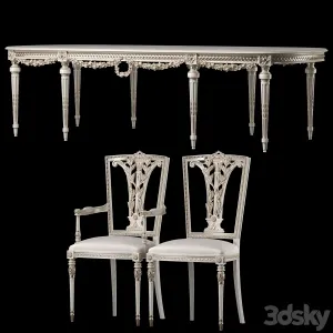 Kosovart daphne table chair
