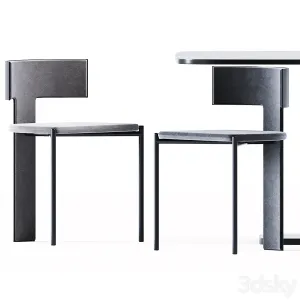Matera Tao Table Chair Zefir by Baxter 2