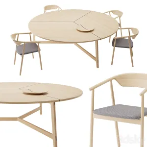 Mawari Table by De Padova