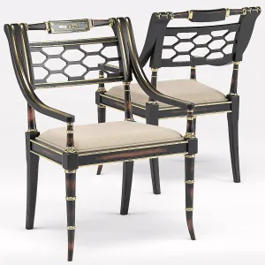 Sophy’s Regency Armchair Gustavian Round Table