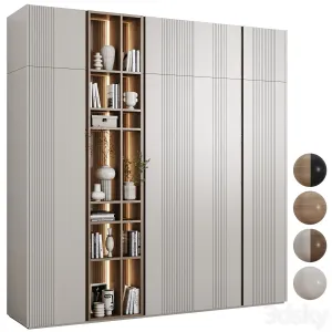 Modular wardrobe in a modern minimalist style