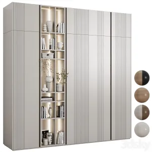 Modular wardrobe in a modern minimalist style