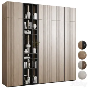 Modular wardrobe in a modern minimalist style
