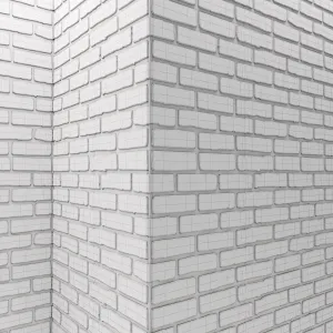 Brick wall with corners Masonry brick loft decorative panel