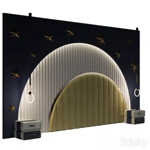 Headboard in nursery