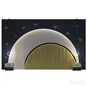 Headboard in nursery