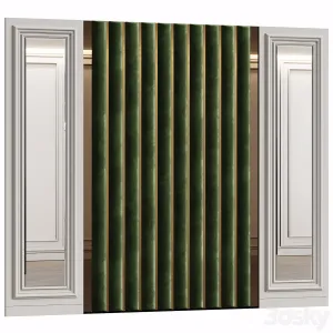 Wall panels in modern classic style