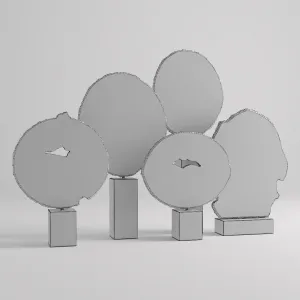 Agate decor set