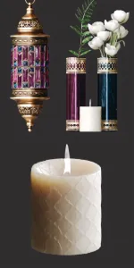 Decorative set in Moroccan style
