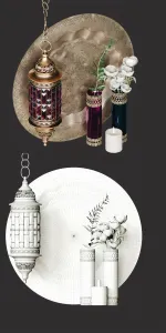 Decorative set in Moroccan style