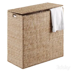 Wicker laundry baskets 2