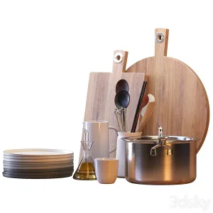 Kitchen decor with oil